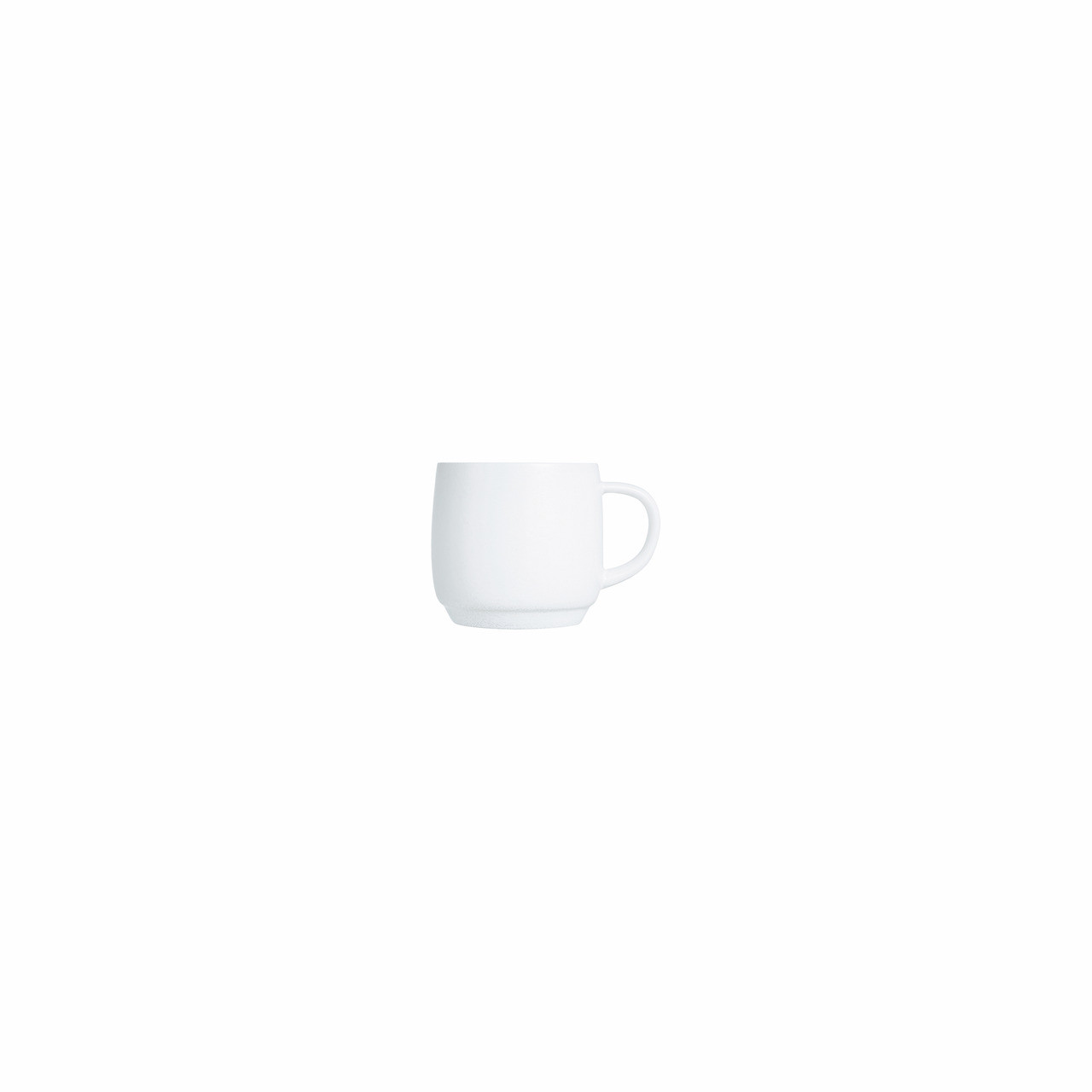 Intensity White, Baril Tasse stapelbar 0,09 l weiß